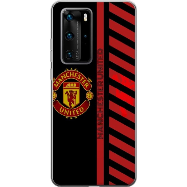 Huawei P40 Pro Läpinäkyvä kuori Manchester United