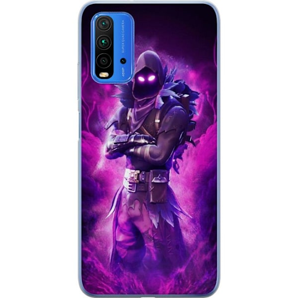 Xiaomi Redmi Note 9 4G Läpinäkyvä kuori Fortnite Korppi