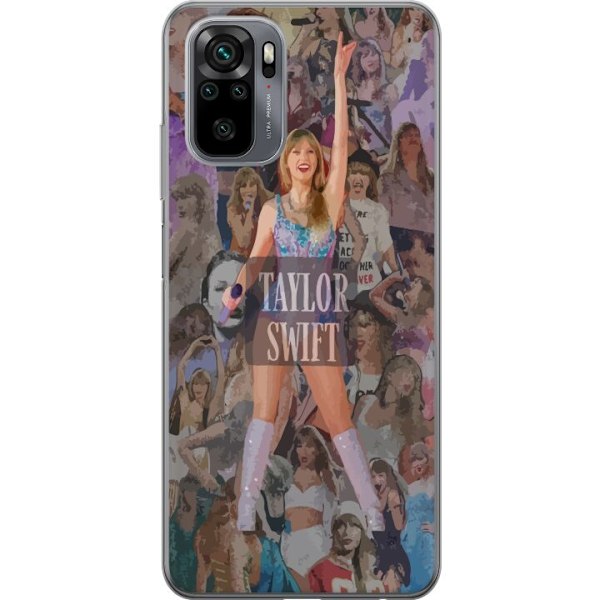 Xiaomi Redmi Note 10 Läpinäkyvä kuori Taylor Swift