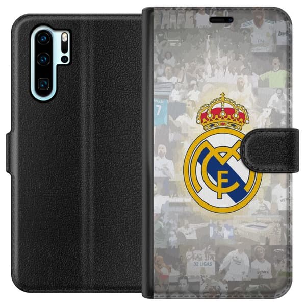 Kompatibelt Lommeboketui til Huawei P30 Pro Real Madrid
