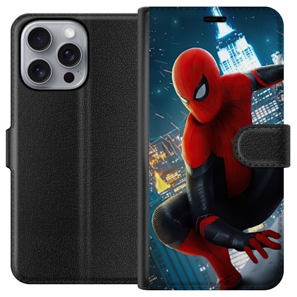 Apple iPhone 16 Pro Max Lompakkokotelo Spiderman