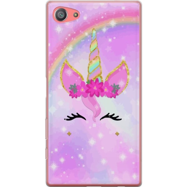 Sony Xperia Z5 Compact Genomskinligt Skal Unicorn Face
