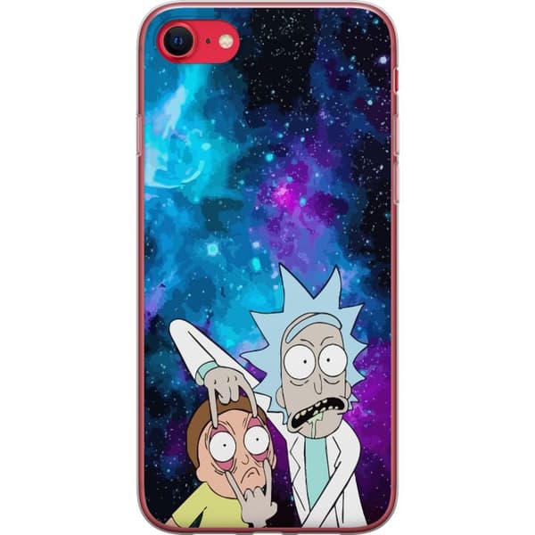Kompatibelt Mobilskal till Apple iPhone SE (2022) Rick and Morty