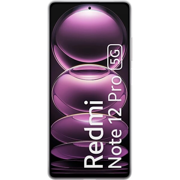Xiaomi Redmi Note 12 Pro Läpinäkyvä kuori Väriläiskä Abstrakti Taide Suunnittelu Värikäs Kuvio Moderni Suosittu Seinätaito Graafinen Trendi