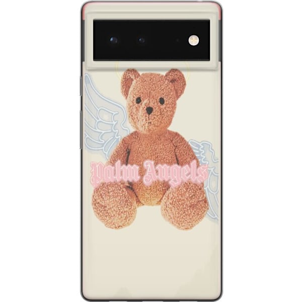 Google Pixel 6 Läpinäkyvä kuori Palm Angels Teddy