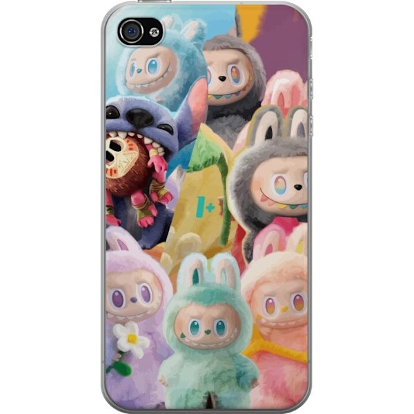 Apple iPhone 4 Läpinäkyvä kuori iso