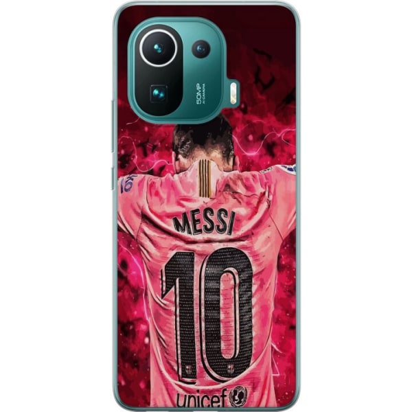 Xiaomi Mi 11 Pro Gennemsigtig cover Messi