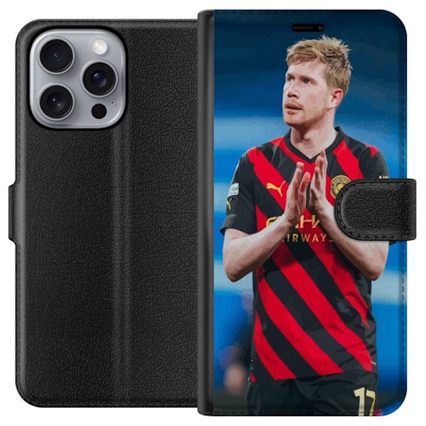 Apple iPhone 16 Pro Max Lommeboketui Kevin De Bruyne (Manchest