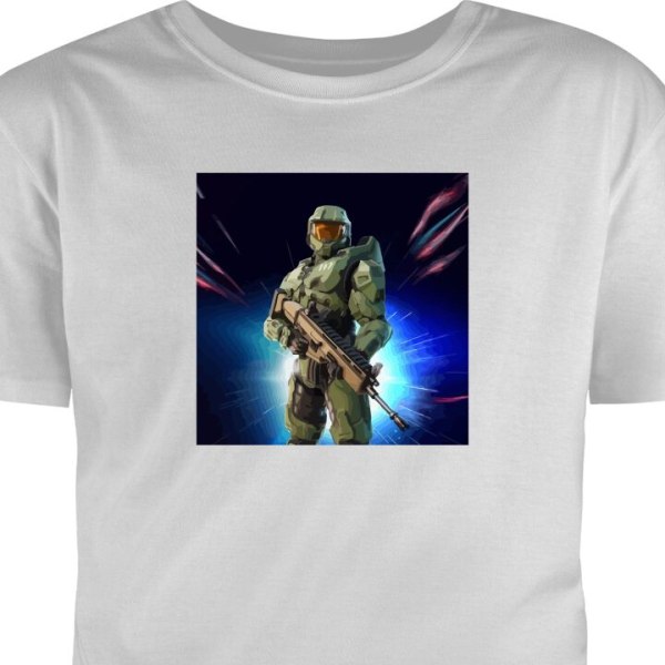 T-Shirt Fortnite - Master Chief grå XXL