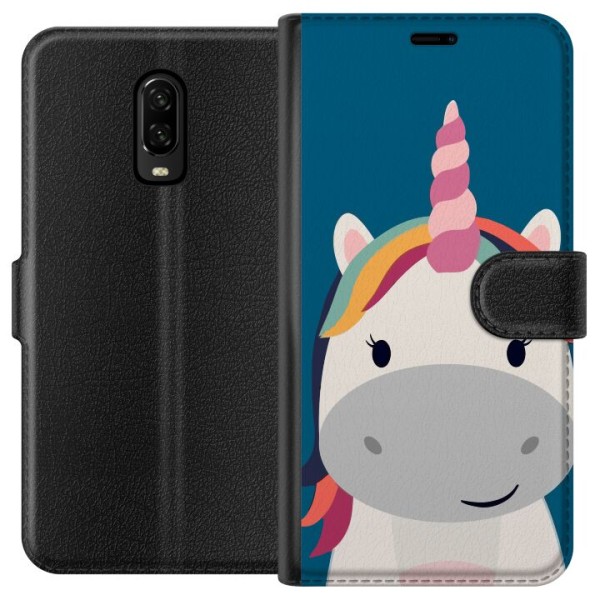 OnePlus 6T Plånboksfodral Enhörning / Unicorn