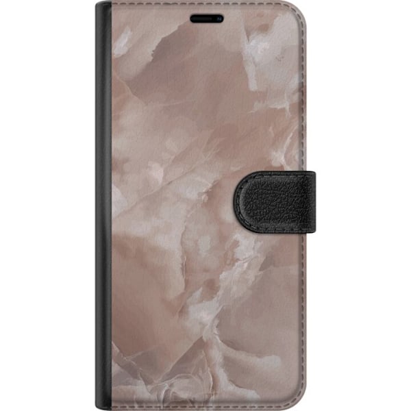 Samsung Galaxy A35 Tegnebogsetui Marmor Lyserød