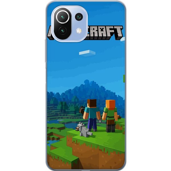 Xiaomi 11 Lite 5G NE Läpinäkyvä kuori Minecraft Key Art
