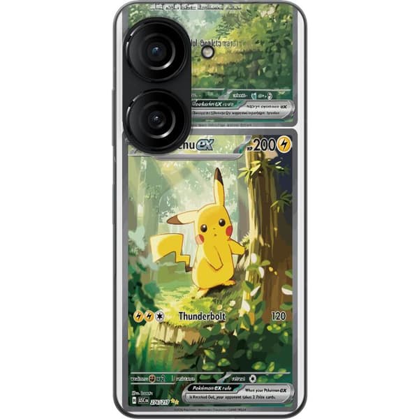 Kompatibelt Mobildeksel til Asus Zenfone 10 Pikachu grønn