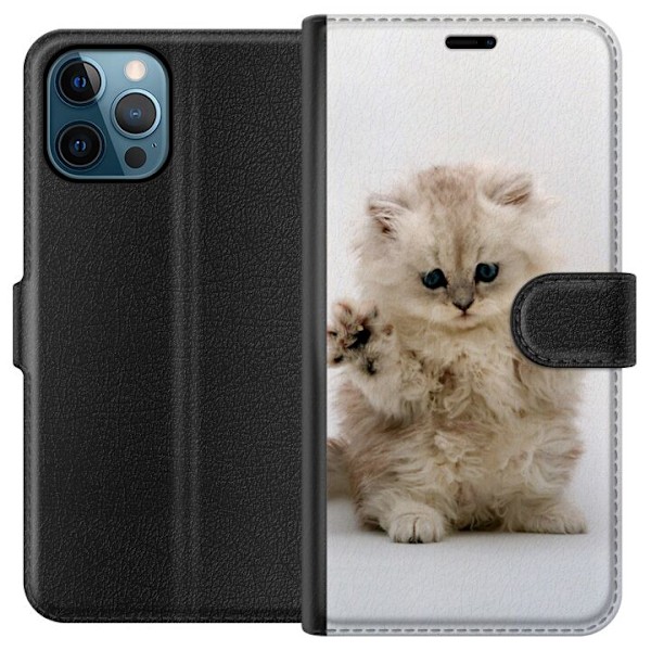 Apple iPhone 12 Pro Max Lompakkokotelo Kissa