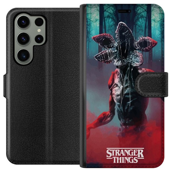 Samsung Galaxy S23 Ultra Plånboksfodral Stranger Things Monst