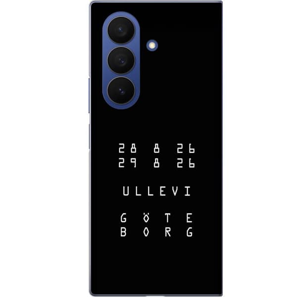 Kompatibelt Mobildeksel til Samsung Galaxy Z Fold7 Ullevi Göteborg 2026 hvit