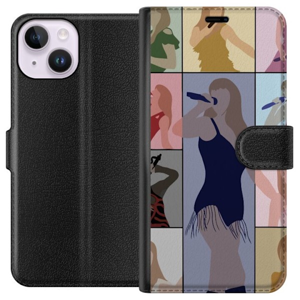 Apple iPhone 15 Tegnebogsetui Taylor Swift
