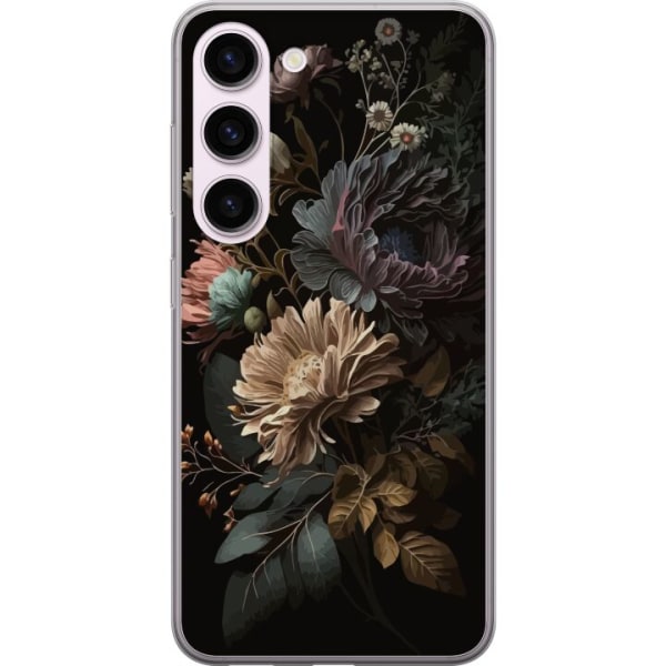 Samsung Galaxy S23 Gennemsigtig cover Blomster