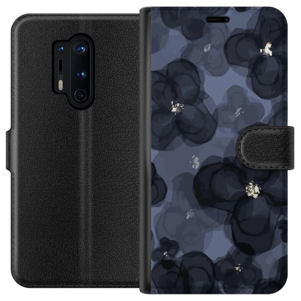 Kompatibelt Plånboksfodral till OnePlus 8 Pro Blomsterfält