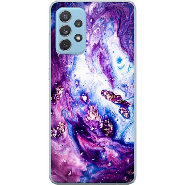 Samsung Galaxy A52 5G Genomskinligt Skal Galaxy Marble