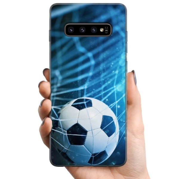 Samsung Galaxy S10 TPU Mobilcover VM Fodbold 2018