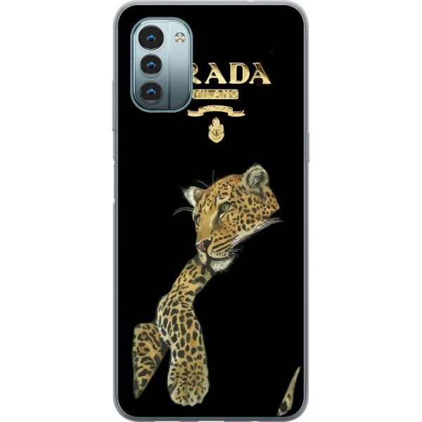 Nokia G11 Gennemsigtig cover Prada Leopard