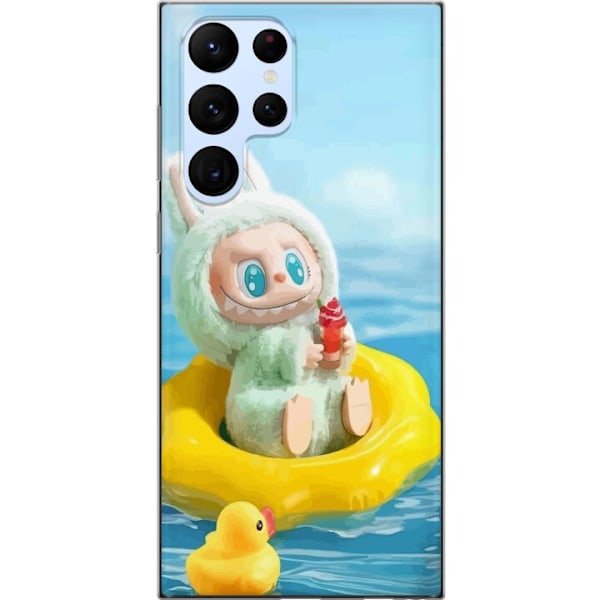 Samsung Galaxy S22 Ultra 5G Läpinäkyvä kuori Labubu Macaron-sarja