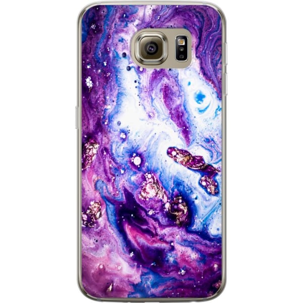 Samsung Galaxy S6 Gennemsigtig cover Lilac