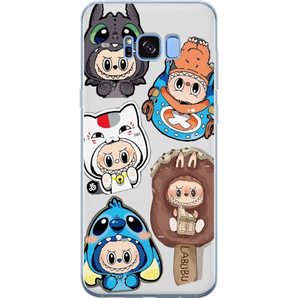 Samsung Galaxy S8 Gennemsigtig cover Labubu figur samling - Po