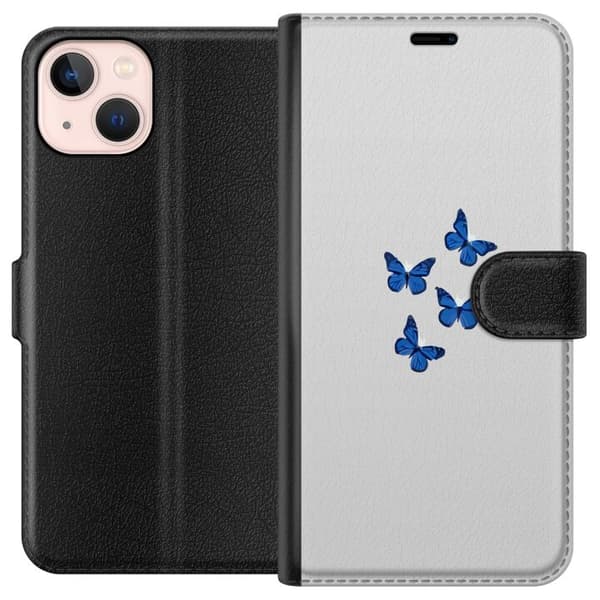 Kompatibelt Plånboksfodral till Apple iPhone 13 mini Fjärilar