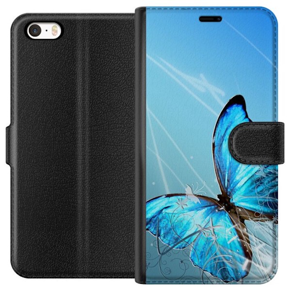 Apple iPhone 5 Lompakkokotelo Perhonen