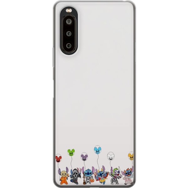 Sony Xperia 10 II Genomskinligt Skal Stitch Kostym