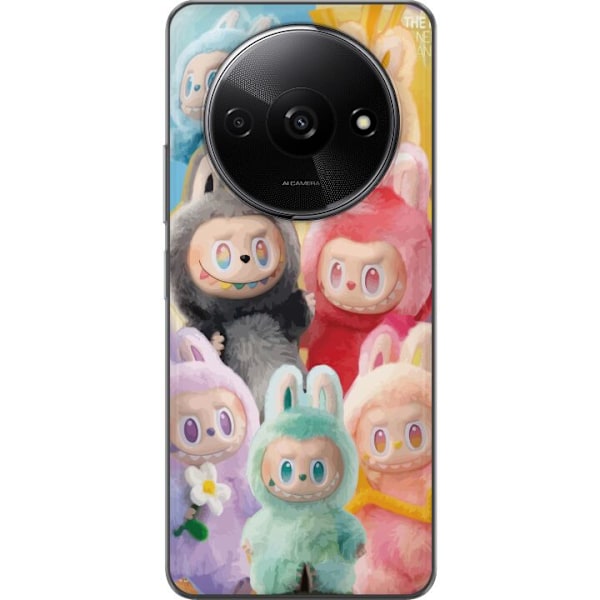 Xiaomi Redmi A3 Läpinäkyvä kuori Labubu Luonnos Tyyli
