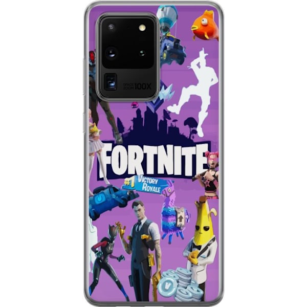 Samsung Galaxy S20 Ultra Gennemsigtig cover Fortnite