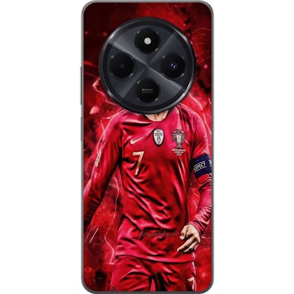 Xiaomi Redmi A4 Läpinäkyvä kuori Ronaldon Taidot - CR7 Suun