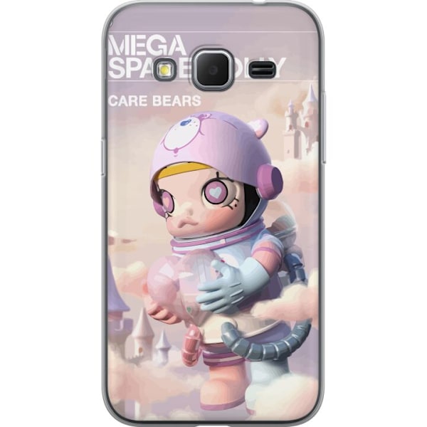 Samsung Galaxy Core Prime Läpinäkyvä kuori Mega Space Molly