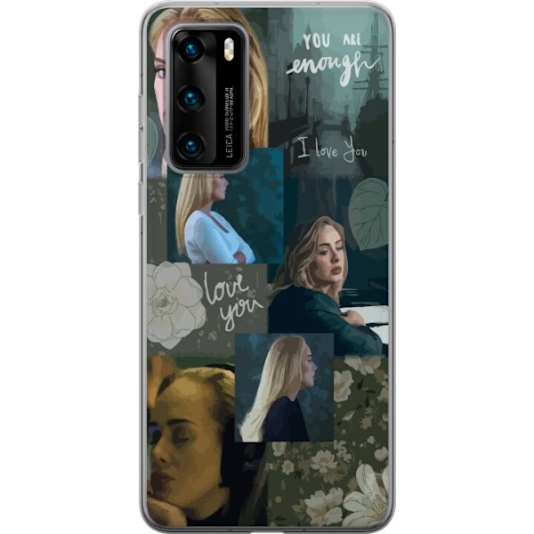 Huawei P40 Genomskinligt Skal Adele