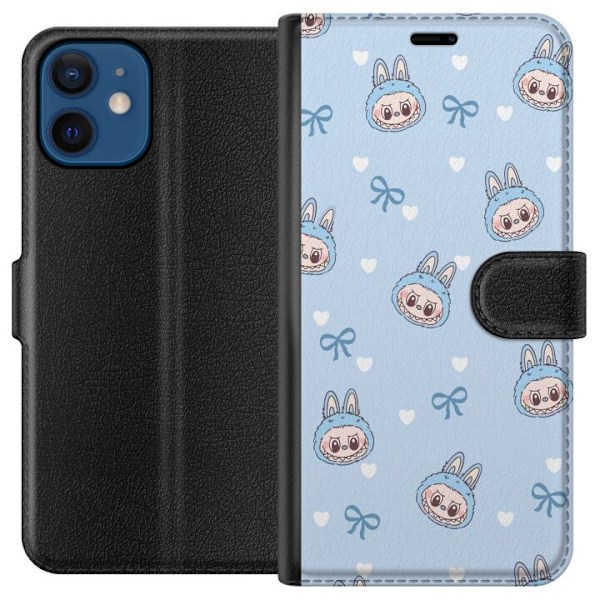 Apple iPhone 12  Tegnebogsetui Labubu Ildånd