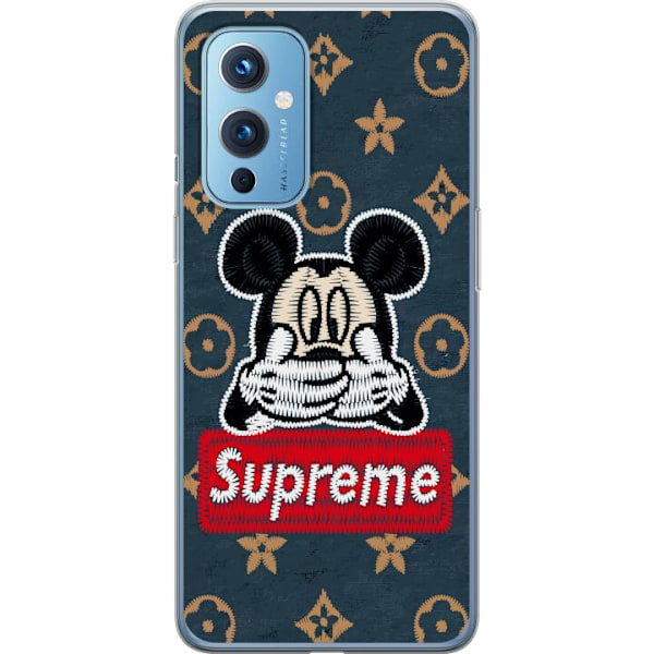 OnePlus 9 Läpinäkyvä kuori OOPS mickey