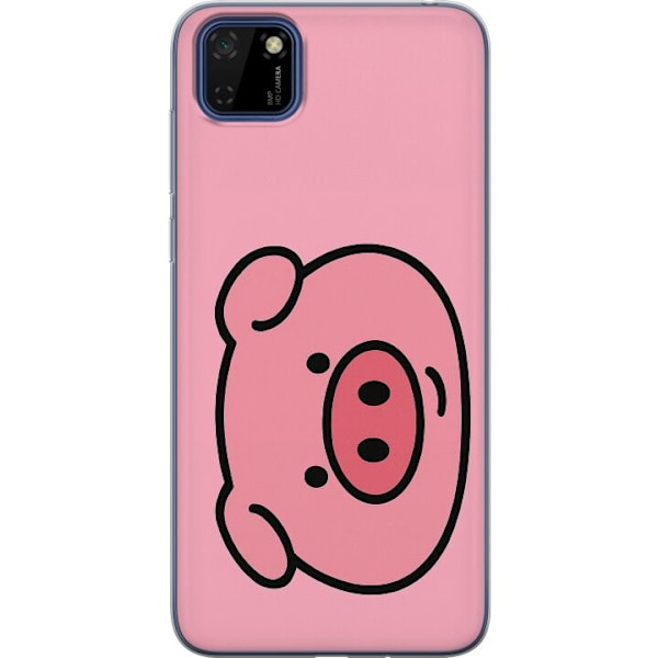 Huawei Y5p Gjennomsiktig deksel Kawaii Piggy