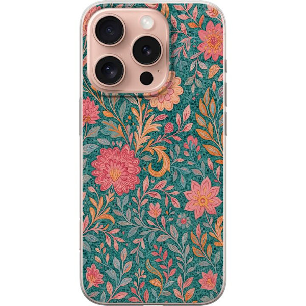 Apple iPhone 16 Pro Läpinäkyvä kuori Floral Dream