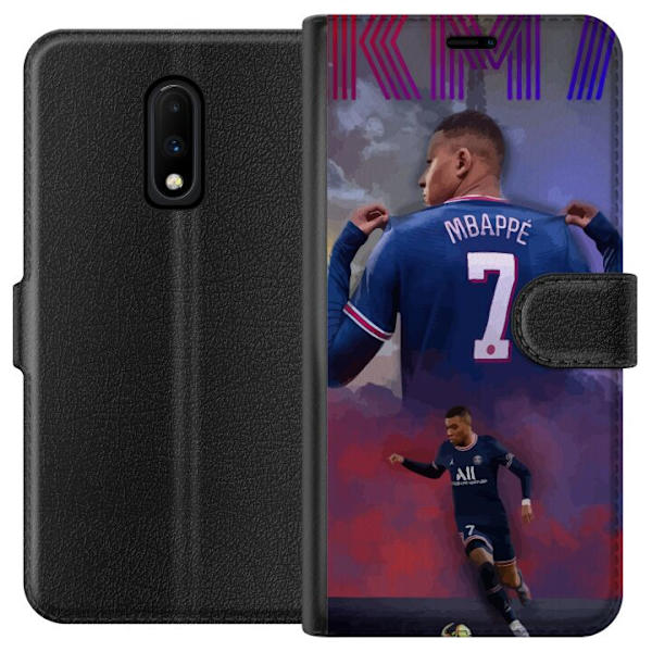 OnePlus 7 Lompakkokotelo MAP Jalkapallo Design Graafinen Kuviointi Moderni Urheiluaihe Trendikäs Jalkapallo Suosittu Graafinen Tyyli Motiivi