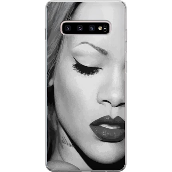 Samsung Galaxy S10+ Gennemsigtig cover Rihanna – Aesthetic E