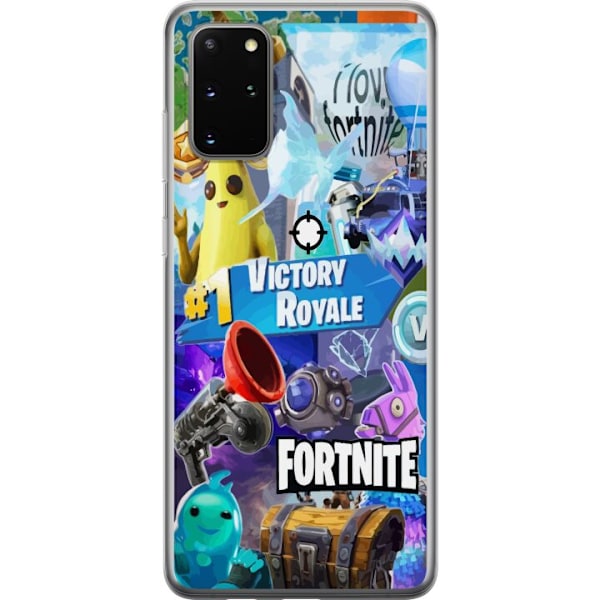 Samsung Galaxy S20+ Läpinäkyvä kuori Fortnite