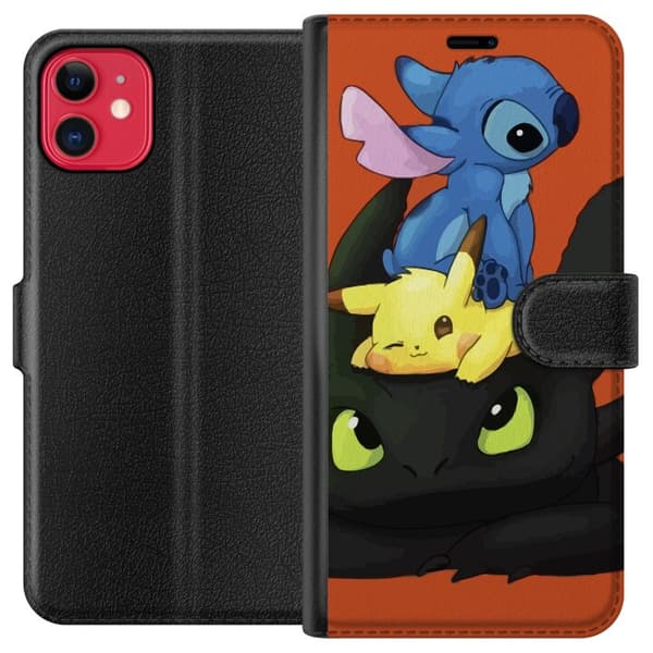 Yhteensopiva Lompakkokotelo Apple iPhone 11 Lilo ja Stitch