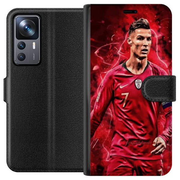 Xiaomi 12T Pro Lommeboketui Ronaldo Ferdigheter - CR7 Design f