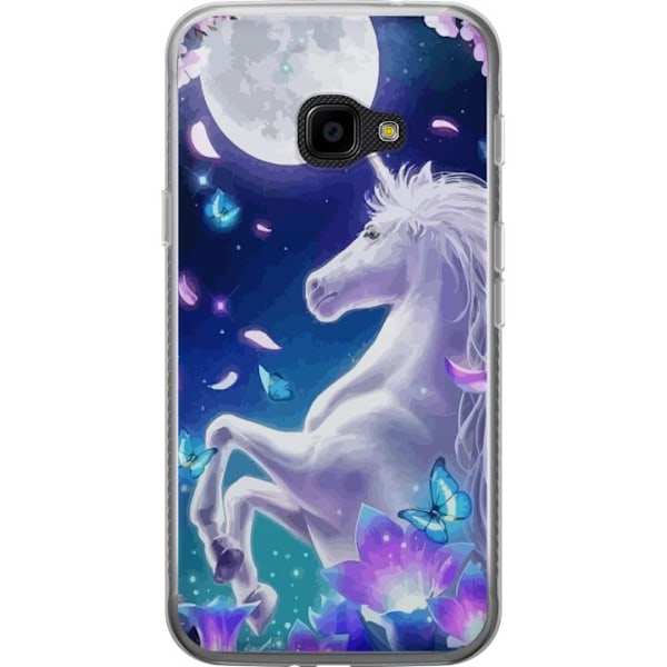 Samsung Galaxy Xcover 4 Genomskinligt Skal Unicorn