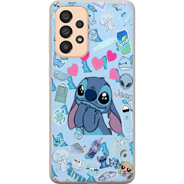 Samsung Galaxy A33 5G Genomskinligt Skal stitch