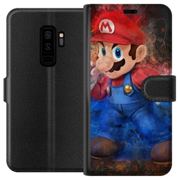 Kompatibelt Plånboksfodral till Samsung Galaxy S9+ Super Mario Bros