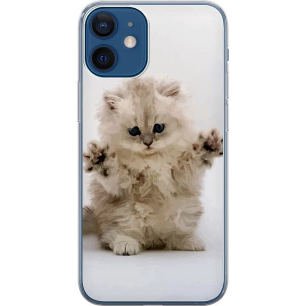 Kompatibelt Mobilskal till Apple iPhone 12 mini Katt